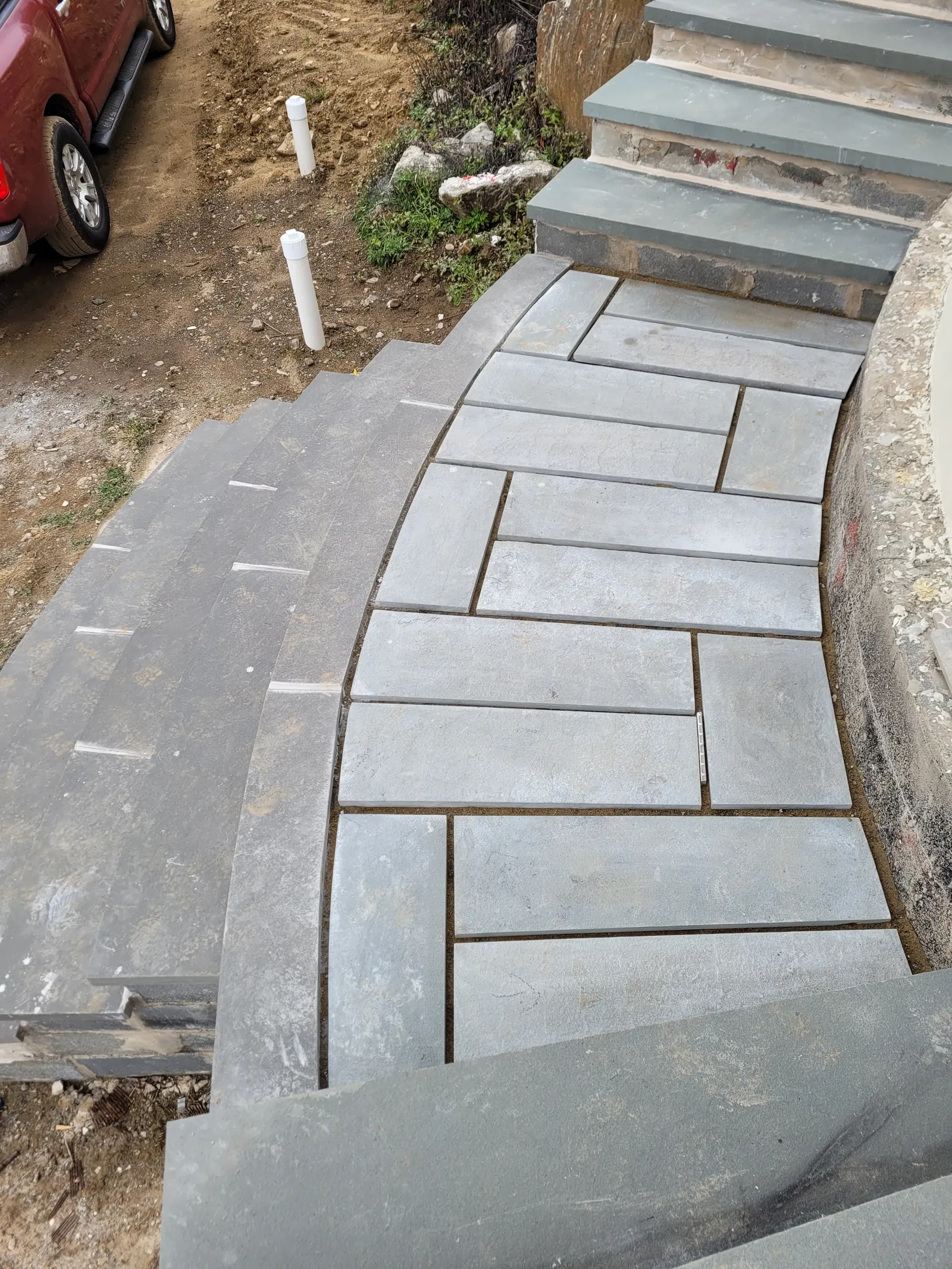 Custom Bluestone Walkway
